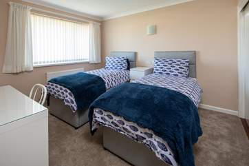 Delightful twin room.
