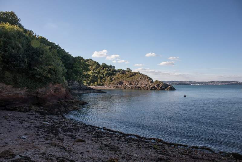 What a fabulously secluded and welcoming cove Fishcombe Cove is, and it's right on your doorstep.