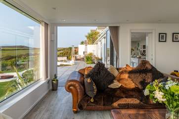 Snuggle up on the sofa.