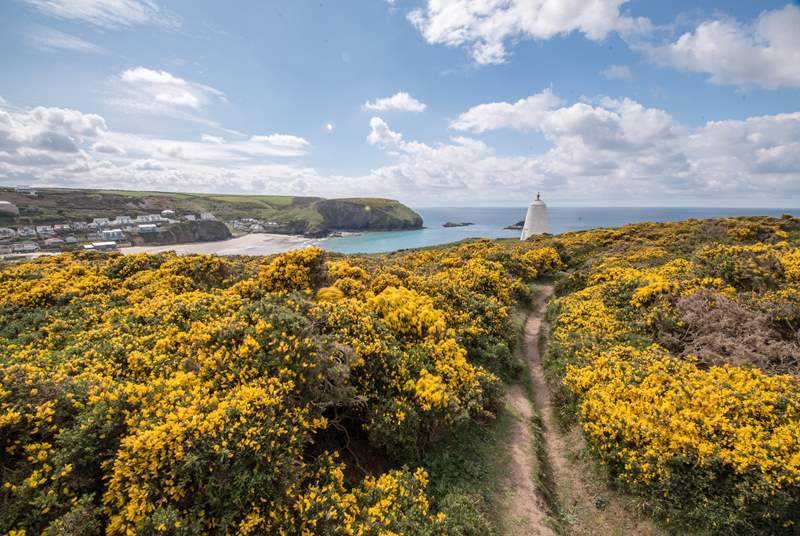 The coast path is a walkers paradise.