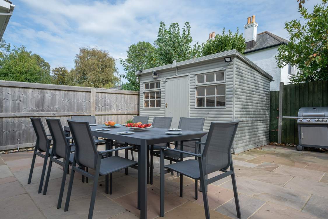 There is a gas barbecue, ideal for those warmer evenings.