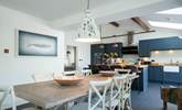 The stylish and divine kitchen/dining-room is at the heart of the property. - Thumbnail Image