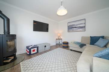 Spend an evening in, curled up on the sofa, with the warmth of the wood-burner burning away.