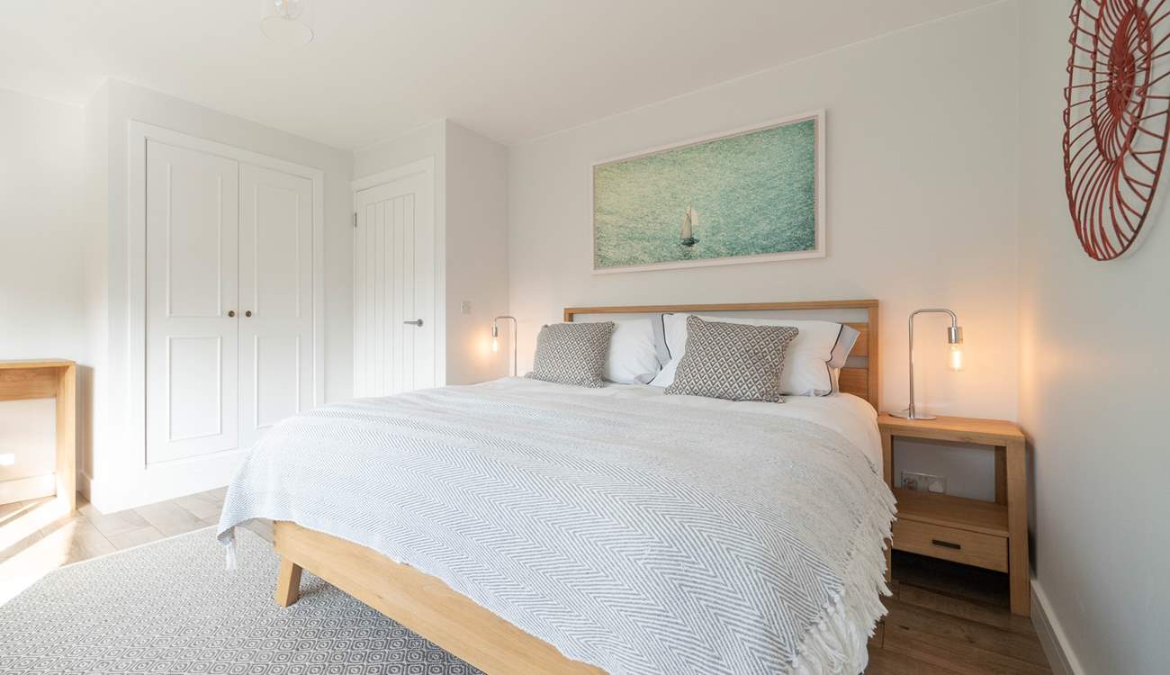 The first floor double bedroom...