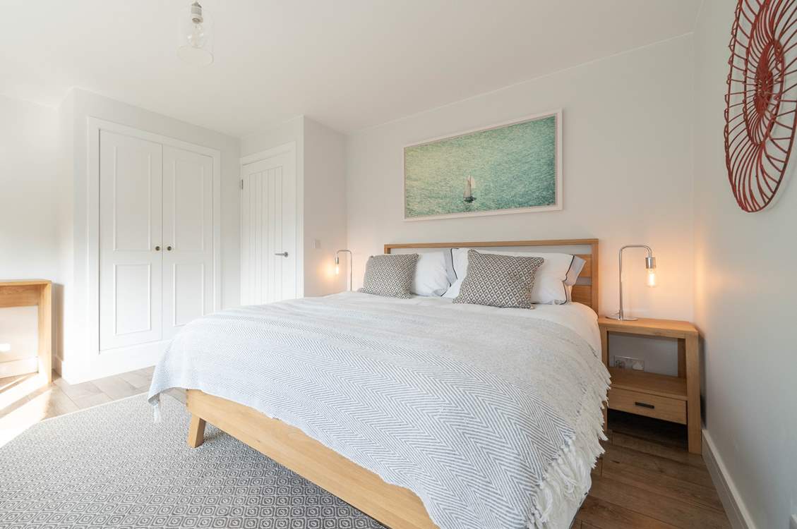 The first floor double bedroom...