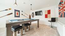 Release your competitive side in the games-room on the ground floor.