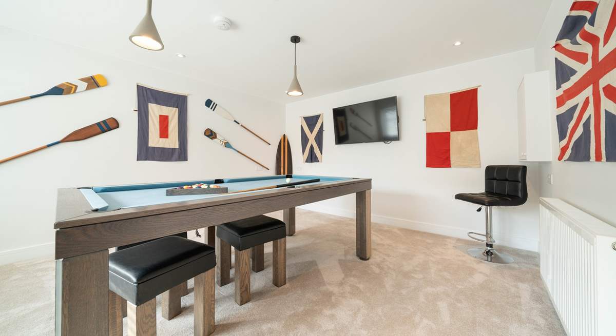 Release your competitive side in the games-room on the ground floor.