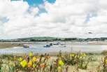 The Isle of Wight is surrounded with wonderful walking trails for you and your dog, why not admire Bembridge Harbour!