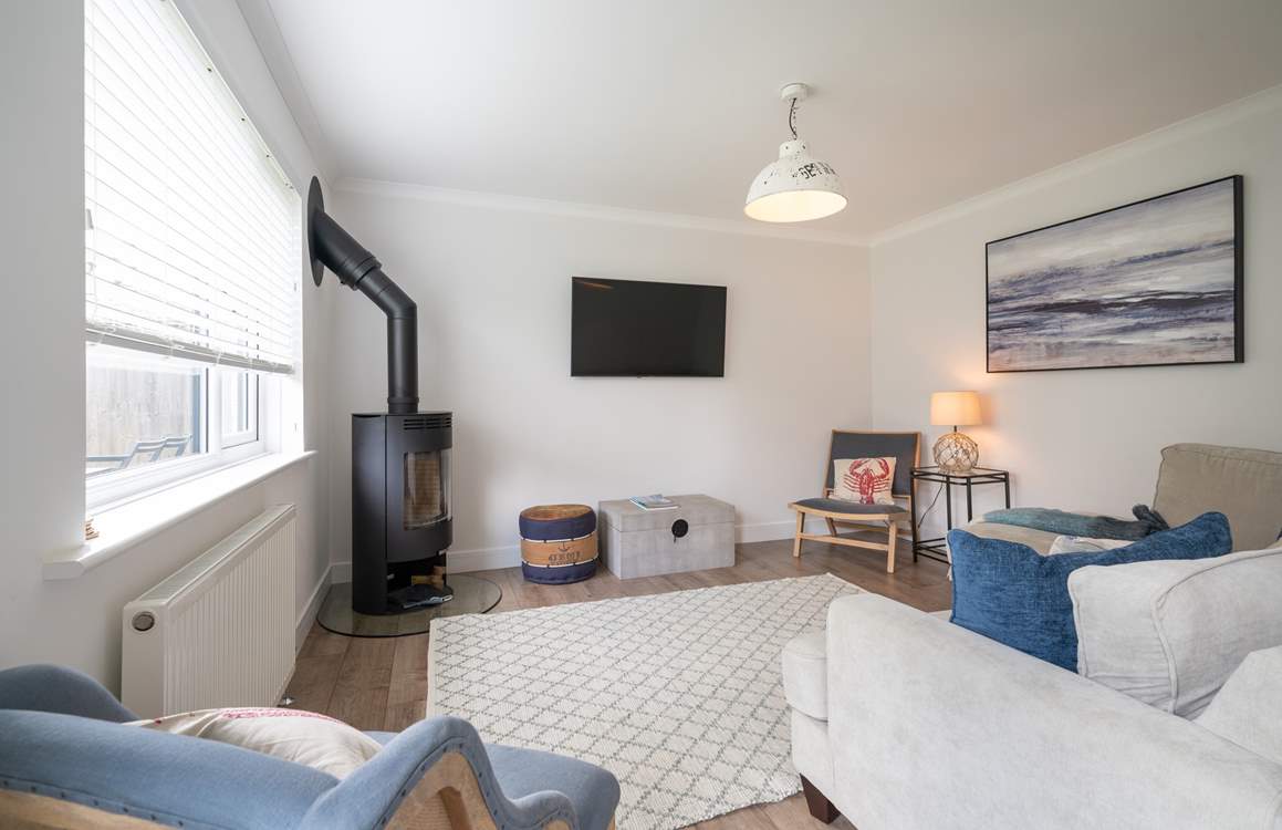 Spend an evening in, curled up on the sofa, with the warmth of the wood-burner burning away.