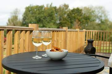 Enjoy al fresco dining on your secluded, enclosed terrace.