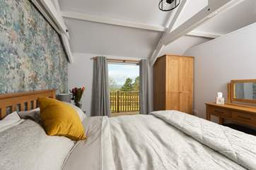 Lie in bed and enjoy the view...