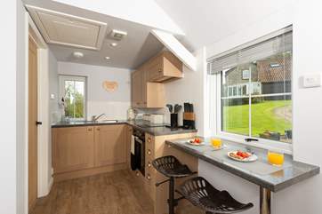 A sweet breakfast spot. The owner lives in the house behind but you are assured of the upmost privacy.