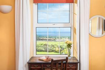 The stunning sea view from Bedroom 2.