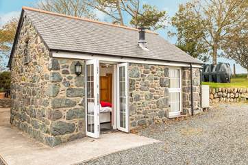 The annexe is set away from the house, perfect for peace and quiet, and also has easy, step-free access.