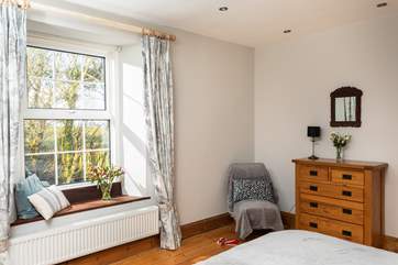 This bedroom has lovely views over the countryside (Bedroom 4).