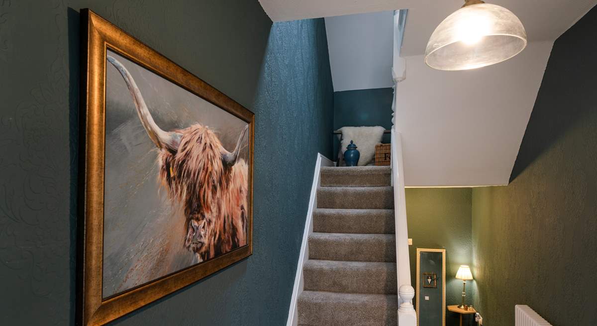Imposing hallway and landing.