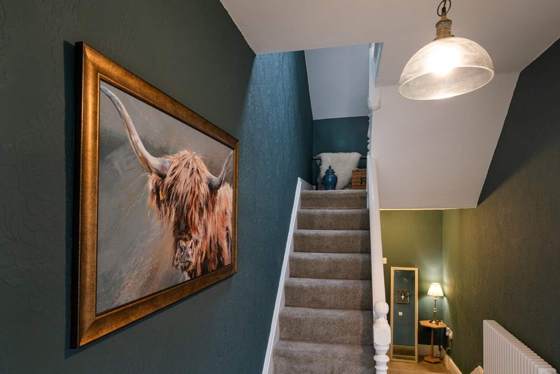 Imposing hallway and landing.