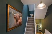 Imposing hallway and landing.