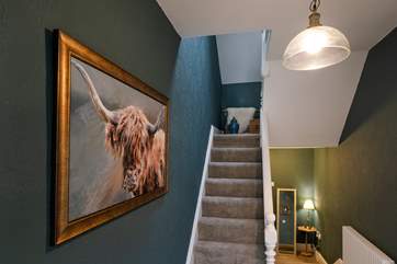 Imposing hallway and landing.