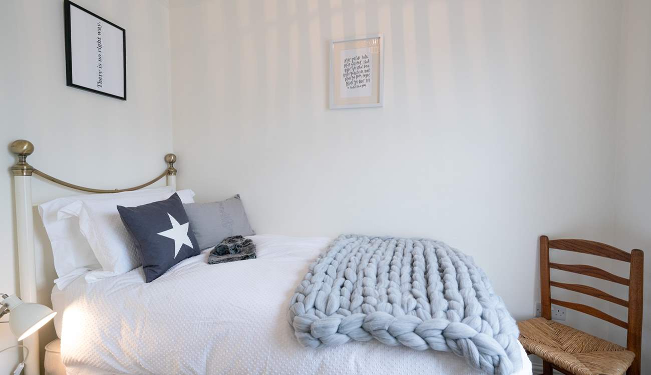 Bedroom 4, single room to the front of the property.