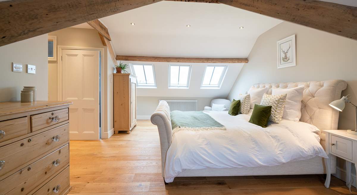 Bedroom 5, an impressive room with a view.