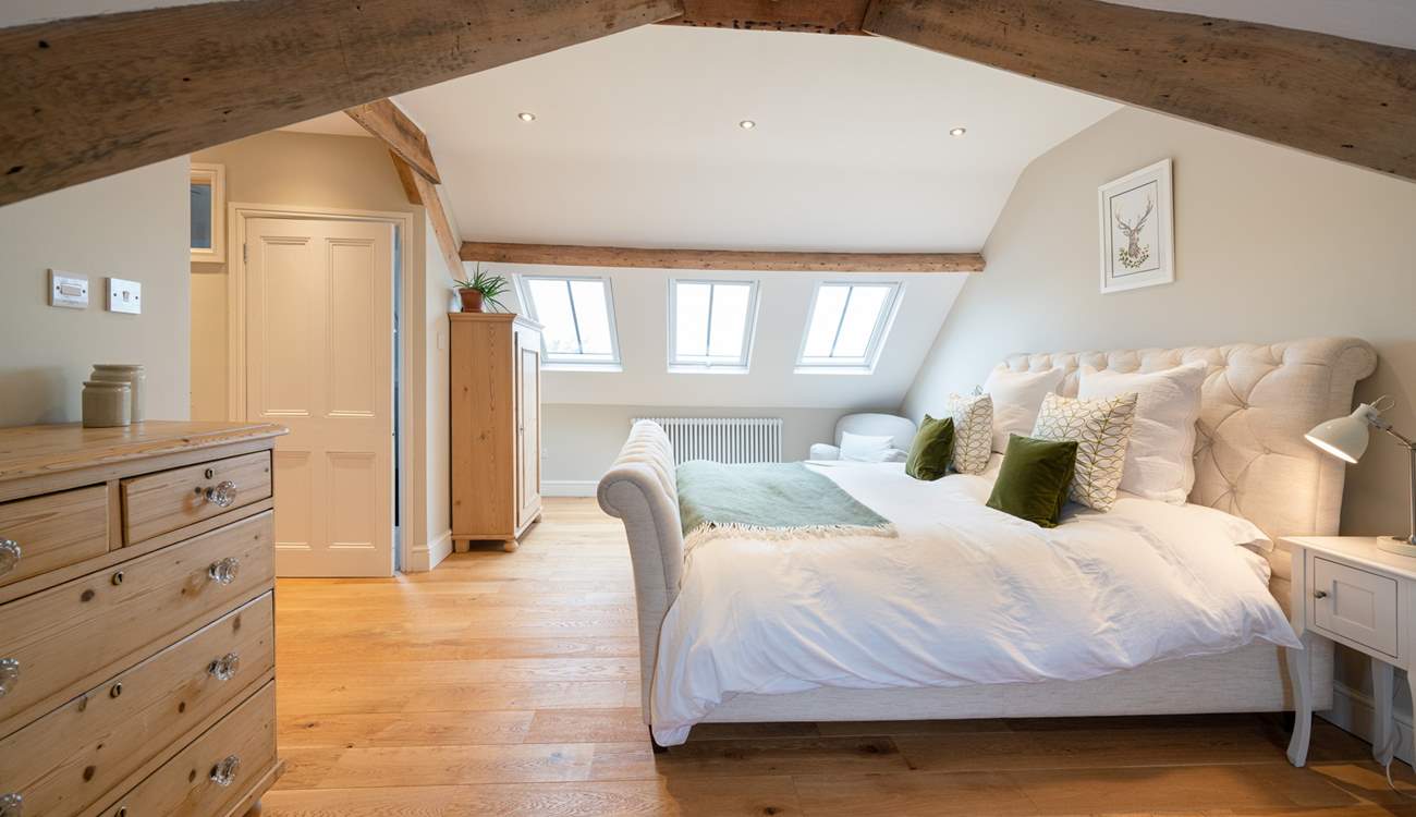 Bedroom 5, an impressive room with a view.