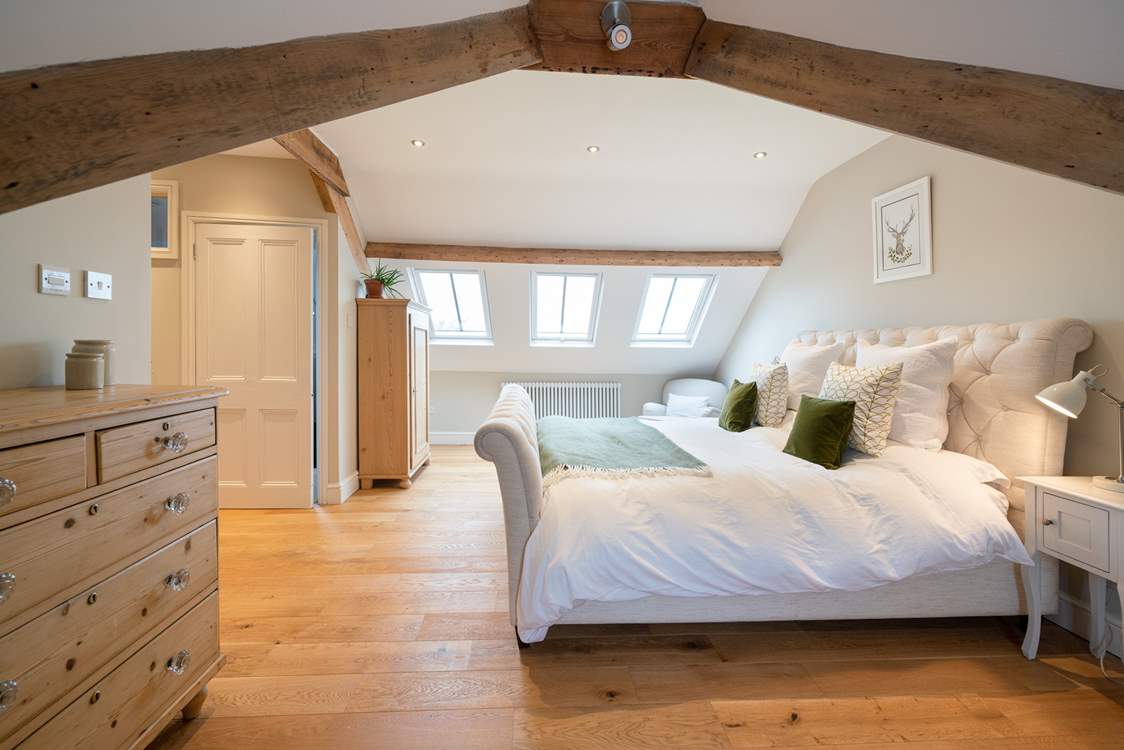 Bedroom 5, an impressive room with a view.