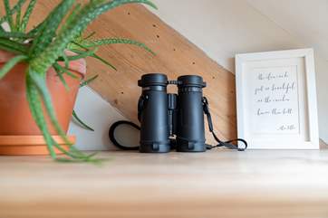 Eclectic touches throughout.