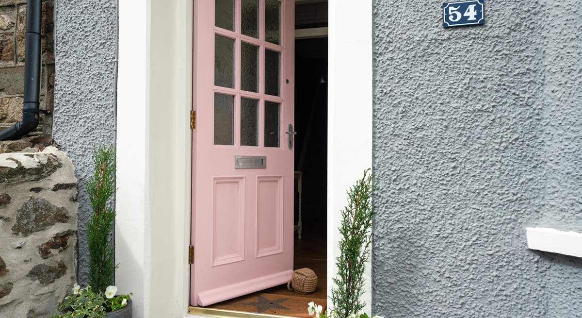Step into Pink Door at 54.