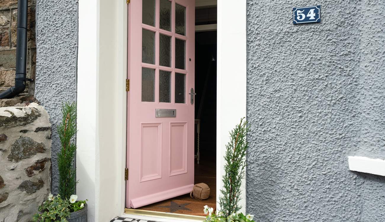 Step into Pink Door at 54.