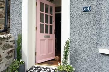 Step into Pink Door at 54.