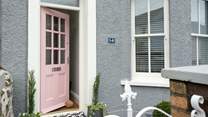 Come on in through the pink door.......