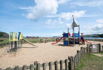 Children will love the beach park, just down the road at Goodwick beach. Try a tasty lunch and icecream overlooking the sea at The Shack. 