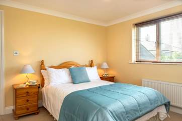 Bedroom 3 enjoys countryside views.