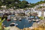 The nearby harbourside village of Polperro is utterly charming.