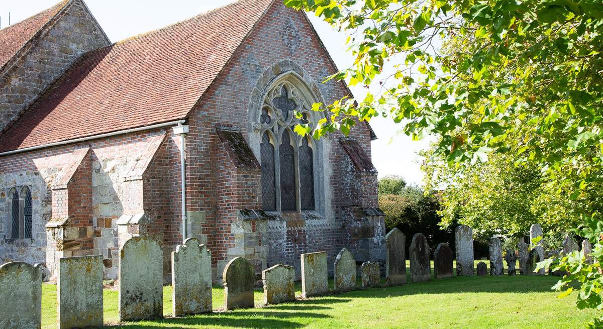 Wartling Church which is next to the farm.