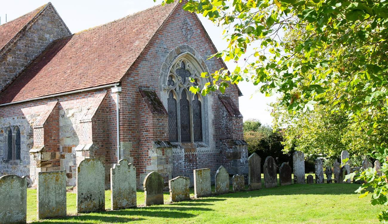 Wartling Church which is next to the farm.