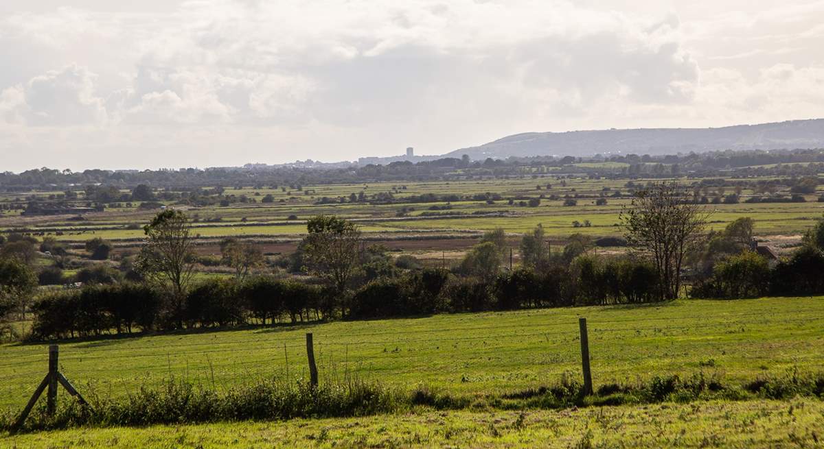 You will never get bored of the spectacular views across the Pevensey Marshes towards the South Downs.