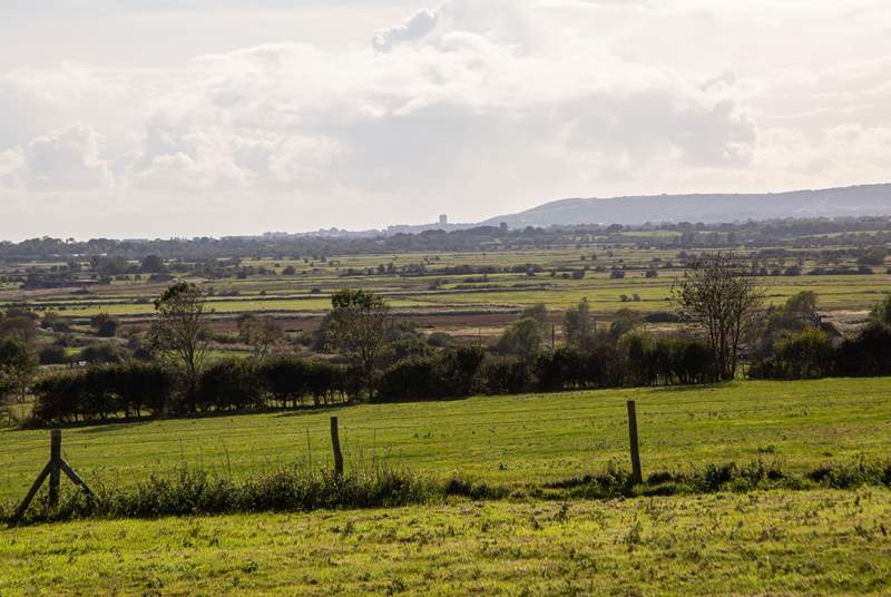 You will never get bored of the spectacular views across the Pevensey Marshes towards the South Downs.