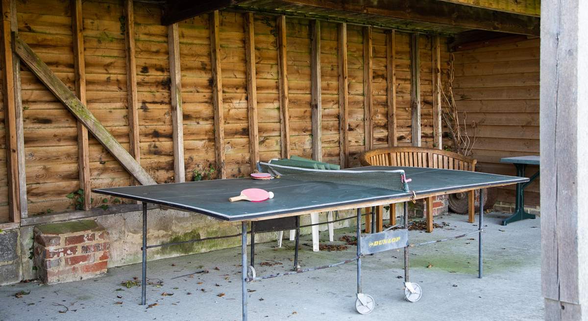 Anyone for table-tennis?