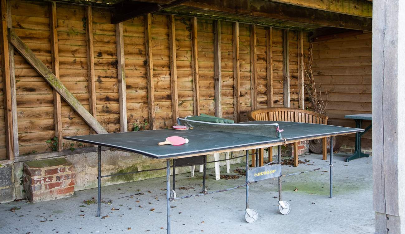 Anyone for table-tennis?