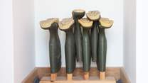 Don't forget your wellies, but if you do there are several pairs to choose from.