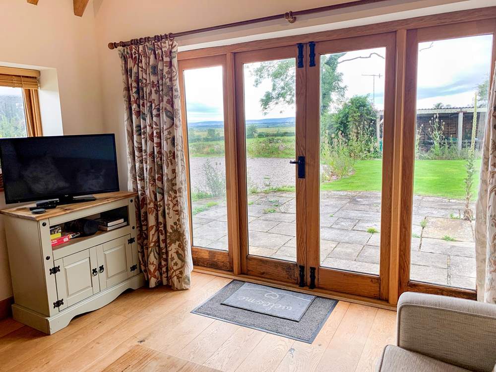 Great views of the garden and Pevensey Marshes.