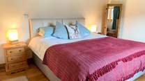 The bedroom has a super-king bed which can also be made into twin beds if required.