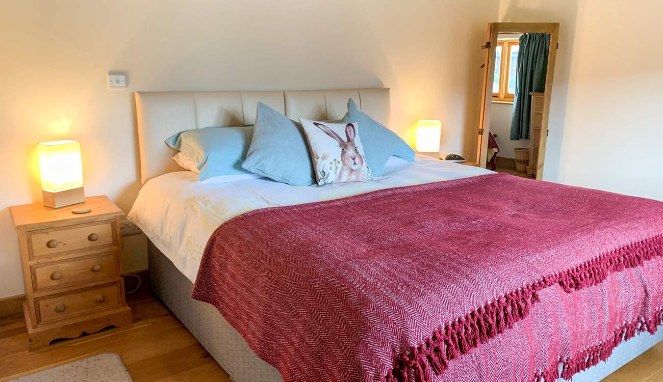 The bedroom has a super-king bed which can also be made into twin beds if required.