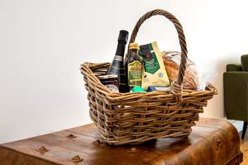 There's a lovely hamper waiting for you.