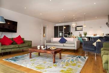 At the end of a exciting day exploring south east Cornwall, come back to Cormorant to unwind and relax on the comfy sofas.