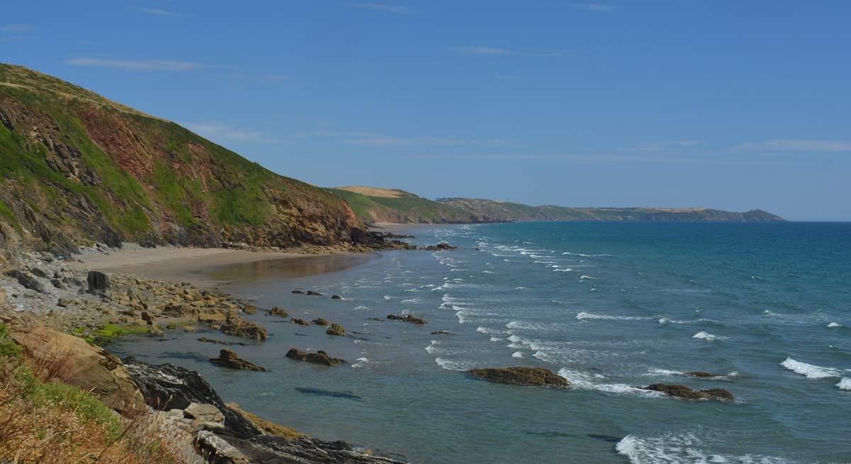 The stunning south Cornish coast.