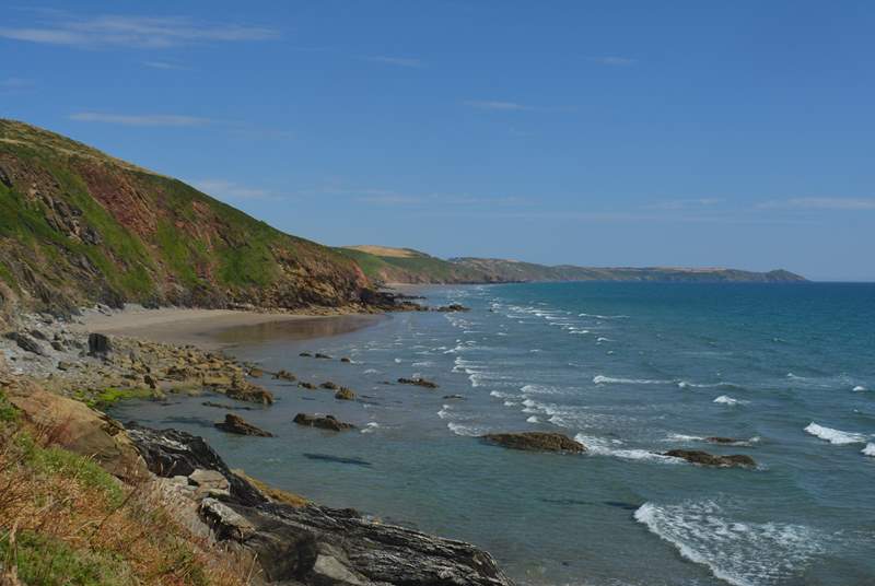 The stunning south Cornish coast.