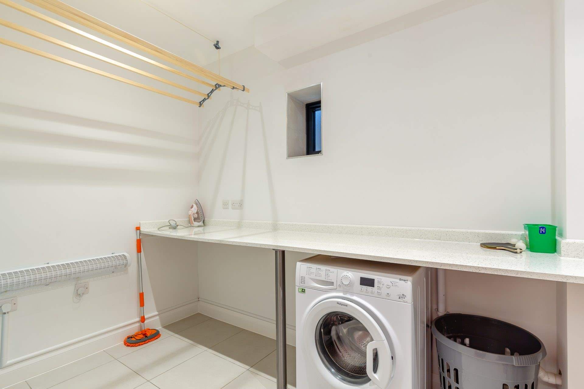 There's even a handy utility room.